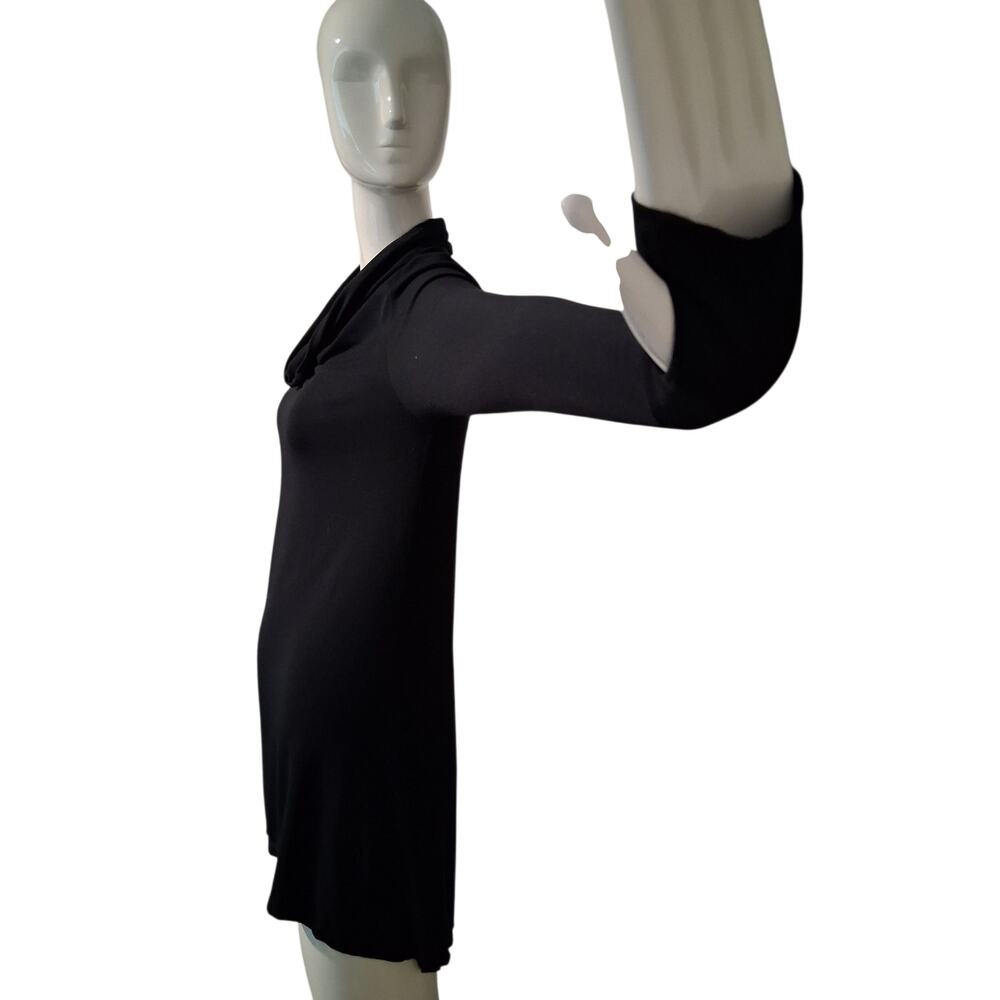 Cuddl Duds Womens sz M Casual Classic Grungecore Stretch Long Sleeve Cowl Tunic - Picture 3 of 11